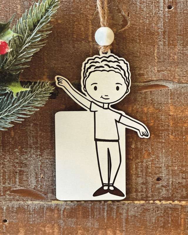 Digital download Boy dancer, ballet svg ornament file for Glowforge and laser cutters  SVG FILE ONLY